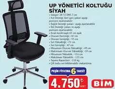 OFİS BAZAAR UP YÖNETİCİ KOLTUĞU SİYAH